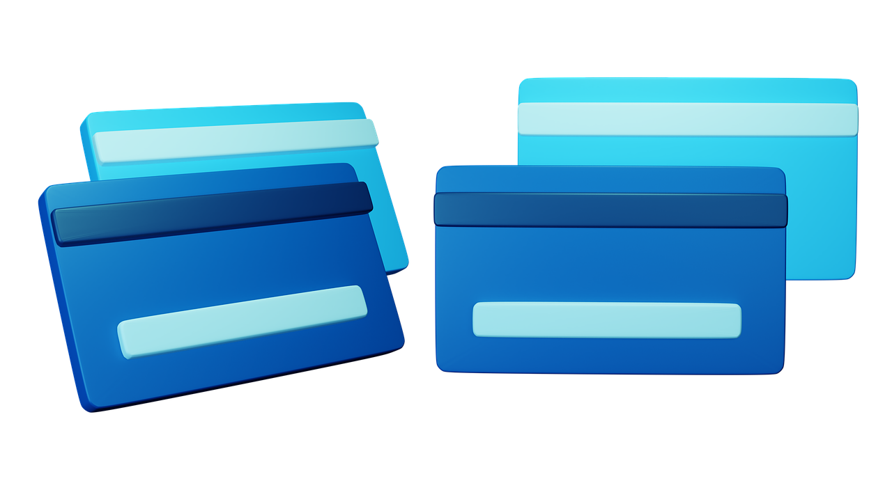 Two generic credit cards